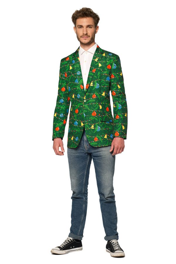 Suitmeisterâ¢ Grøn Jule Blazer M. lys